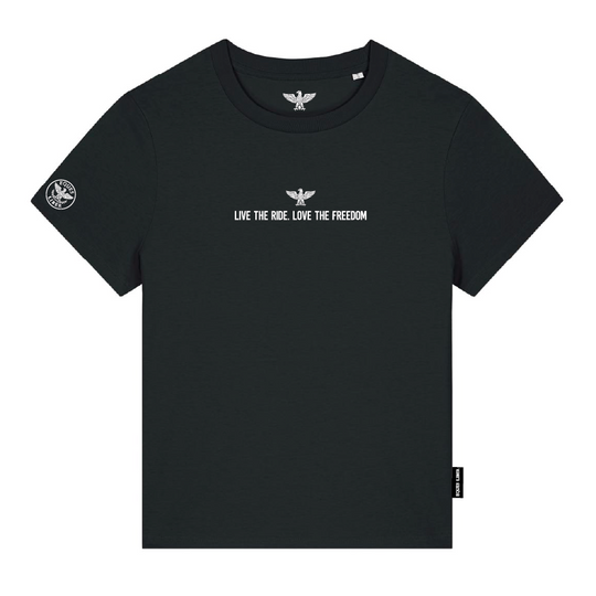 Damen T-Shirt STATEMENT "Live the ride"