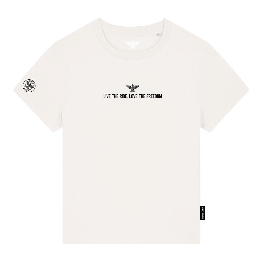 Damen T-Shirt STATEMENT "Live the ride"