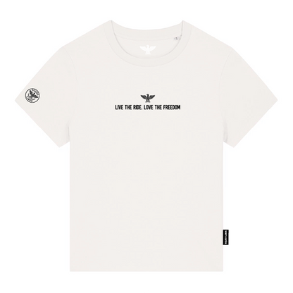 Damen T-Shirt STATEMENT "Live the ride"